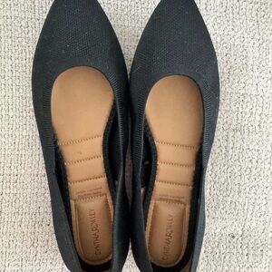 Cynthia Rowley Black Flats Classic Comfort